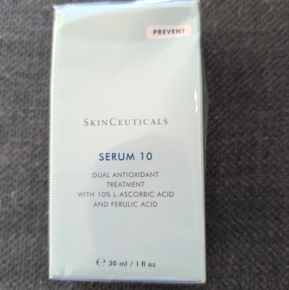 SkinCeuticals Serum 10 Dual Antioxidant Treatment L-Ascorbic Acid 1 fl oz